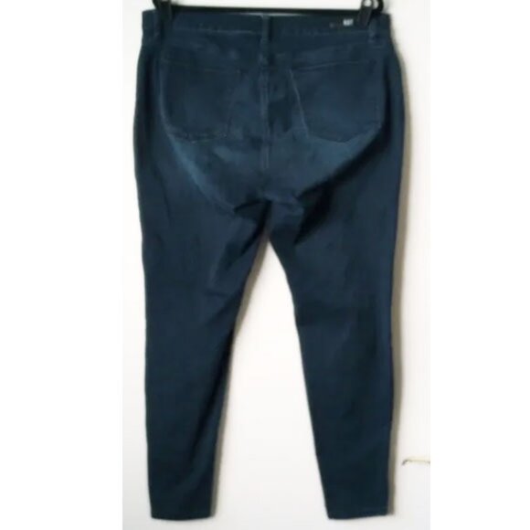 Kut From The Kloth Mia Toothpick Skinny Jeans 14W Dark Wash Brushed Denim - Picture 3 of 12